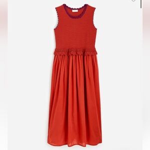 Madewell Banjanan Heather Crochet Maxi Dress